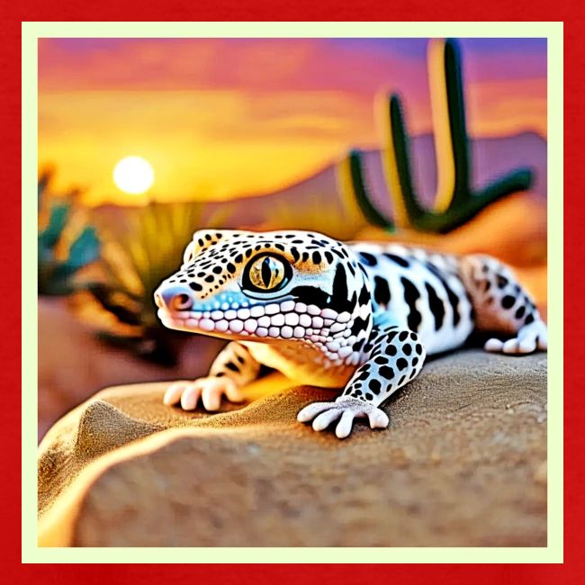 Leopard Gecko Desert Design