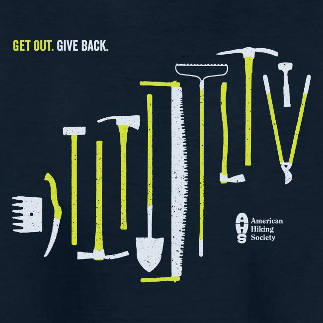 Get Out. Give Back. Trail Tool Arrangement