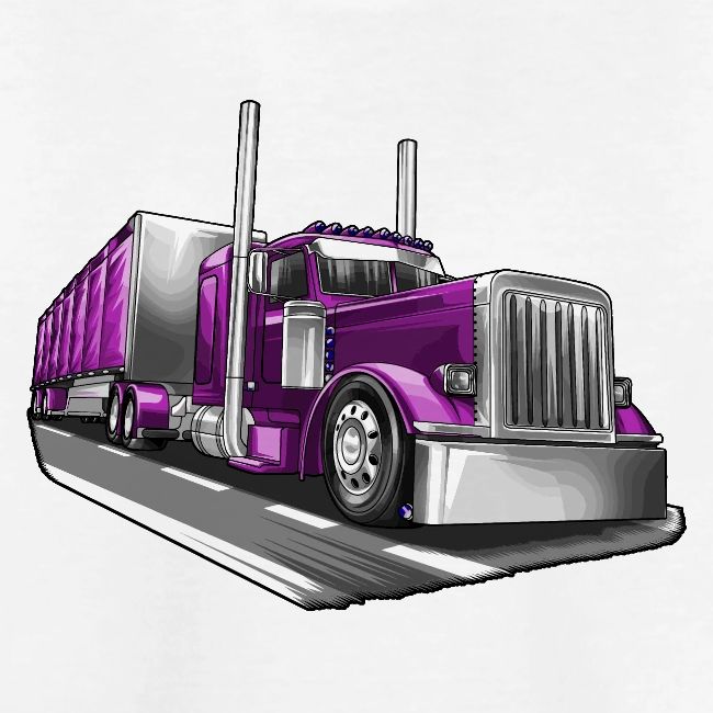 Tracktor Trailer Semi Truck Big Rig