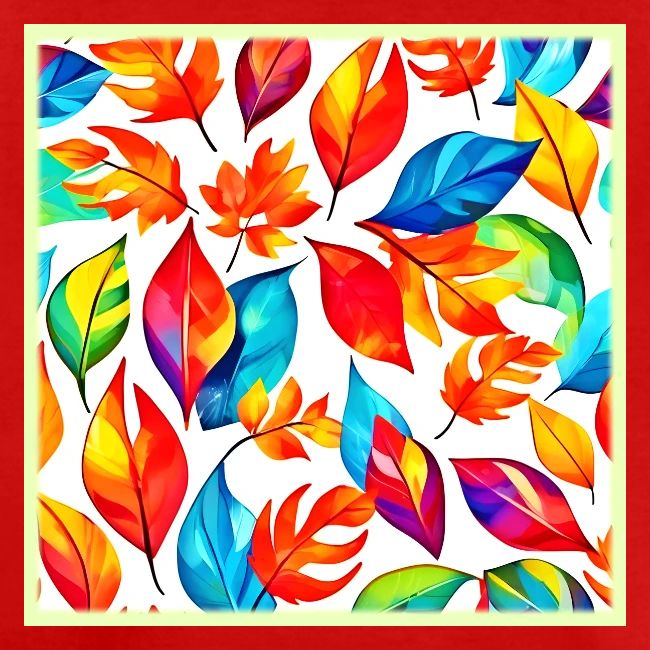 Autumn Leaves Abstract Pattern