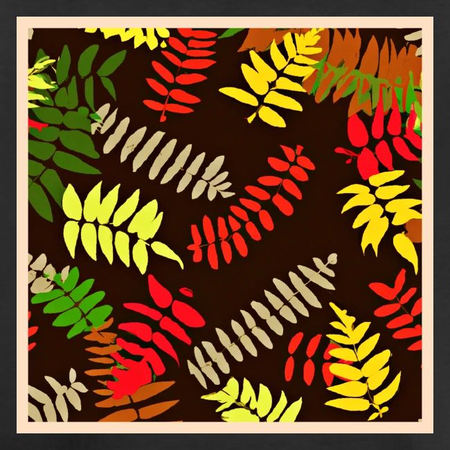 Autumn Leaves Pattern Art