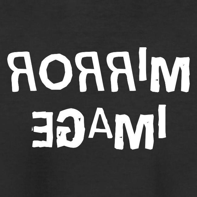 Mirror Image Word Art