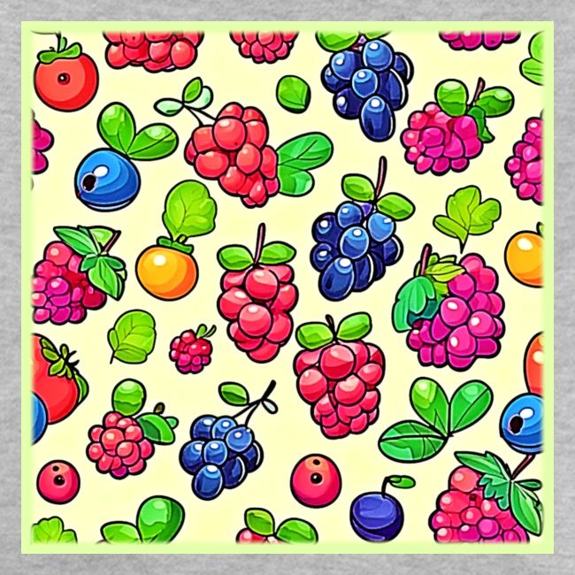 Berry Fruit Pattern Design