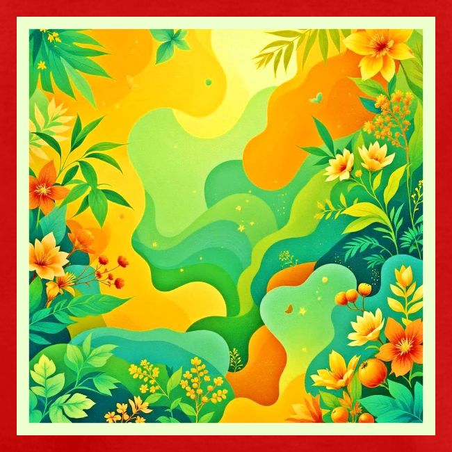 Tropical Foliage Abstract