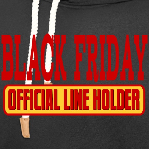 Offical Black Friday Line Holder - Unisex Shawl Collar Hoodie