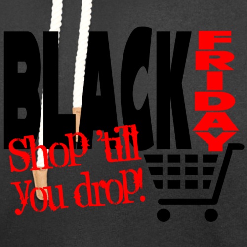 Black Friday Shopping Cart - Unisex Shawl Collar Hoodie