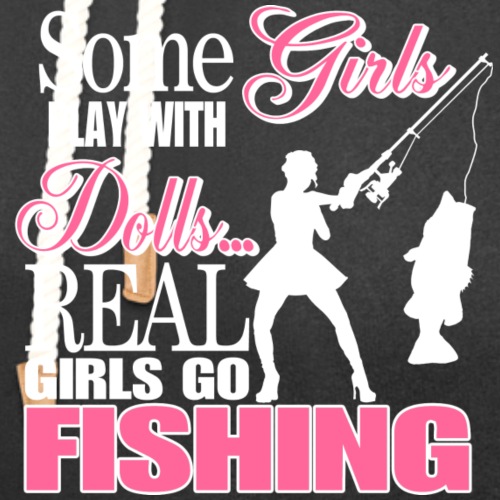 Real Girls Go Fishing - Unisex Shawl Collar Hoodie