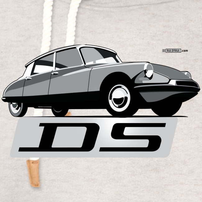 Citroën DS script emblem and illustration