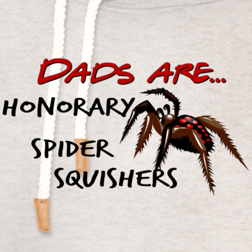 Dads are Honorary Spider Squishers - Unisex Shawl Collar Hoodie
