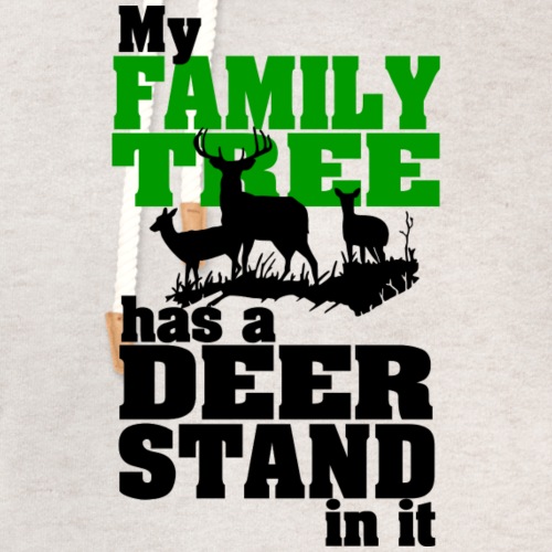 Deer Stand Family Tree - Unisex Shawl Collar Hoodie