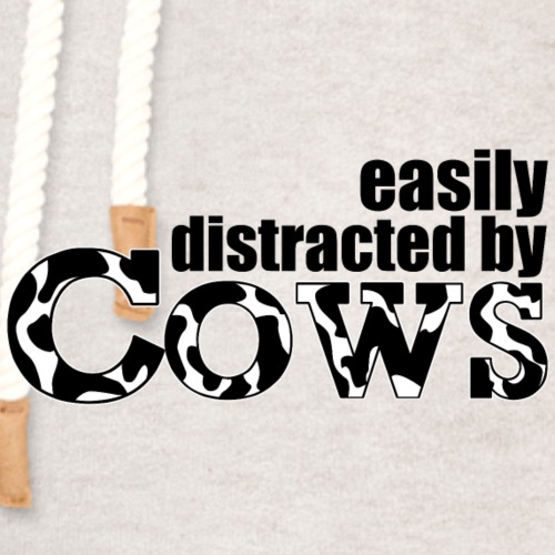 Easily Distracted by Cows - Unisex Shawl Collar Hoodie