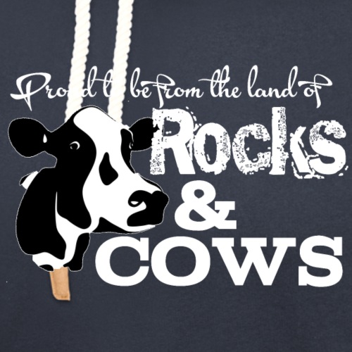 Rocks & Cows Rural Minnesota - Unisex Shawl Collar Hoodie