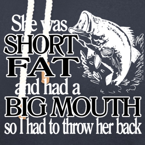 Short, Fat, Big Mouth Fishing - Unisex Shawl Collar Hoodie