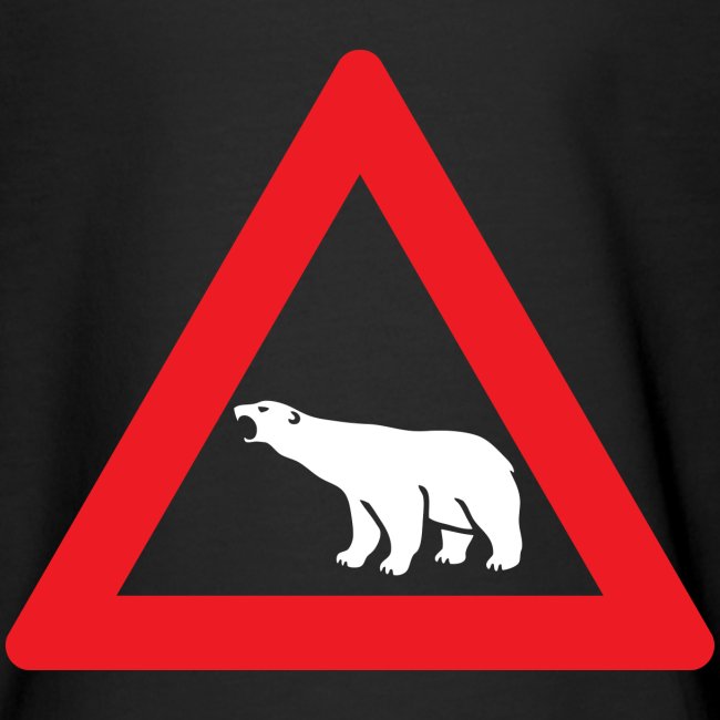 Polar Bear Road Sign