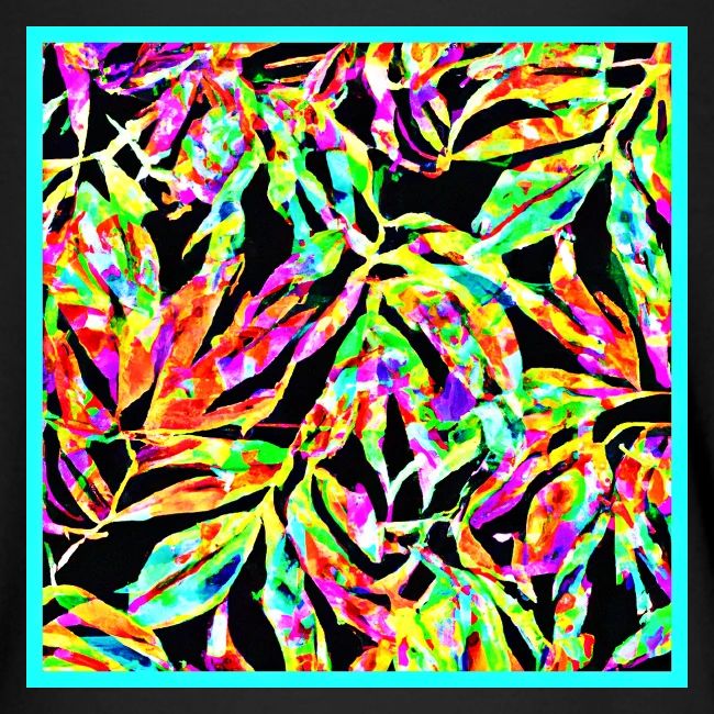 Chic Neon Pattern: Vibrant Bliss