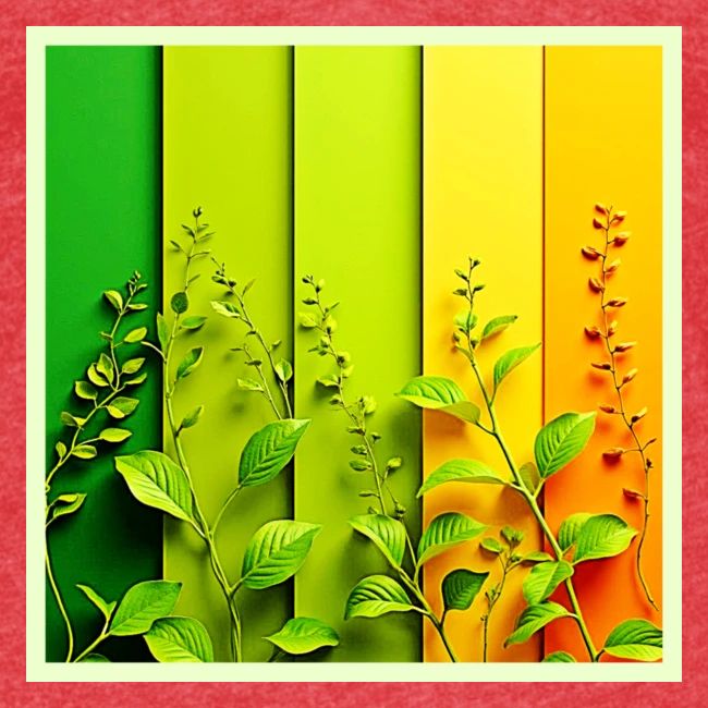 Modern Color Block Nature