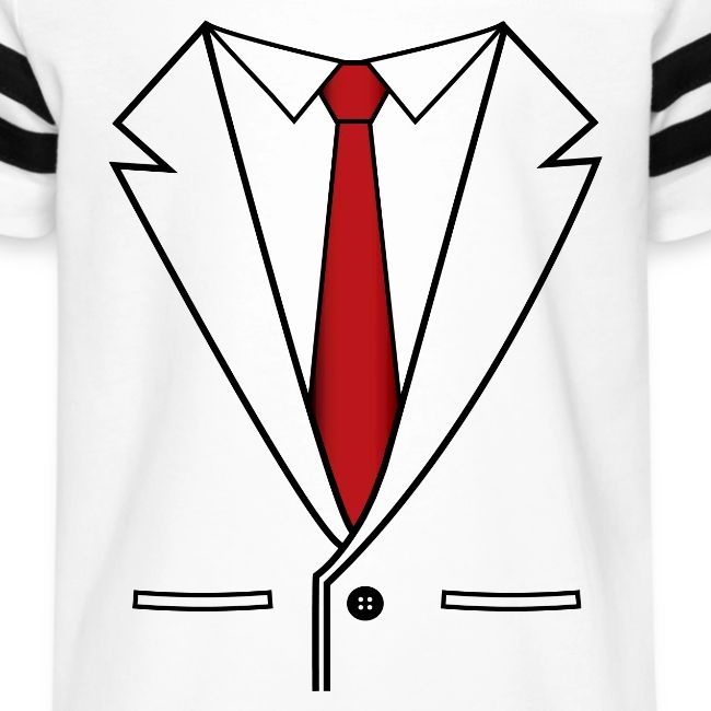 Business Suit With Red Tie