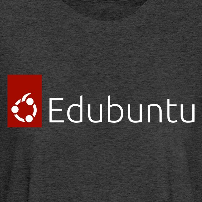 Edubuntu Logo 2023 - White