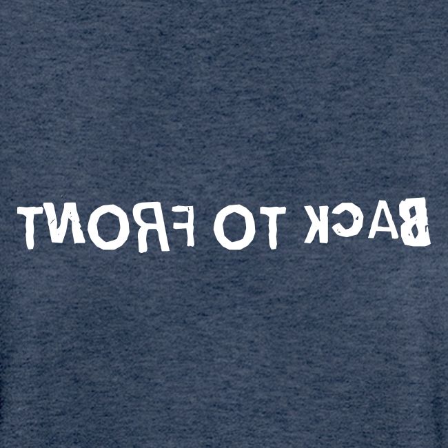 Back To Front Word Art