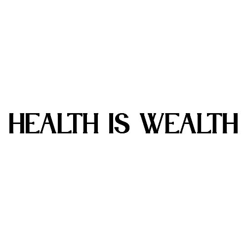 HEALTH IS WEALTH (GOLDEN DOVE)