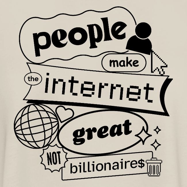 People Make The Internet Great - Blobby Black