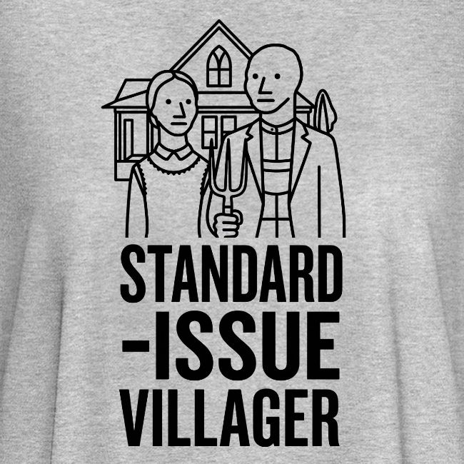 Standard-Issue Villagers (Black on Light)