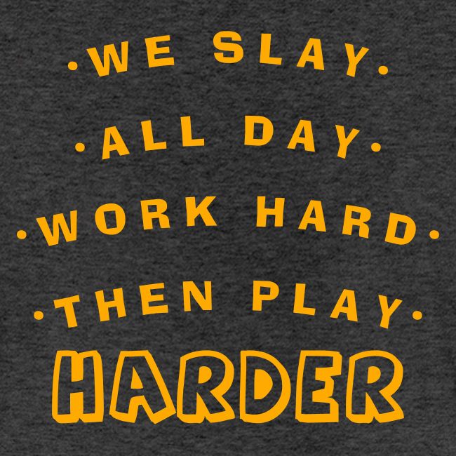We Slay All Day Shiny Shirt Metallic Silver & Gold