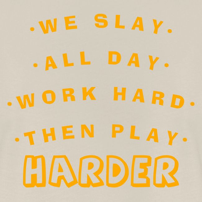 We Slay All Day Shiny Shirt Metallic Silver & Gold