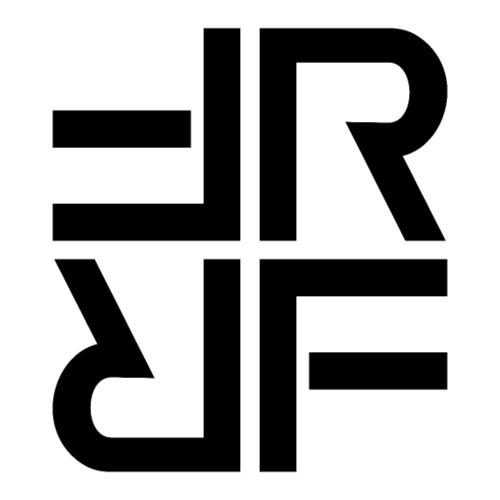 RF Logo Black - Women's Cropped T-Shirt