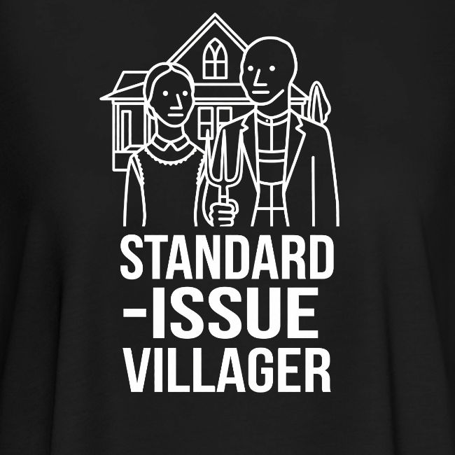 Standard-Issue Villagers (White on Color)