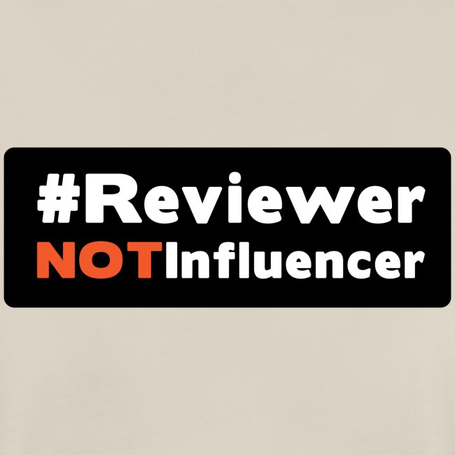 Reviewer Not Influencer Black