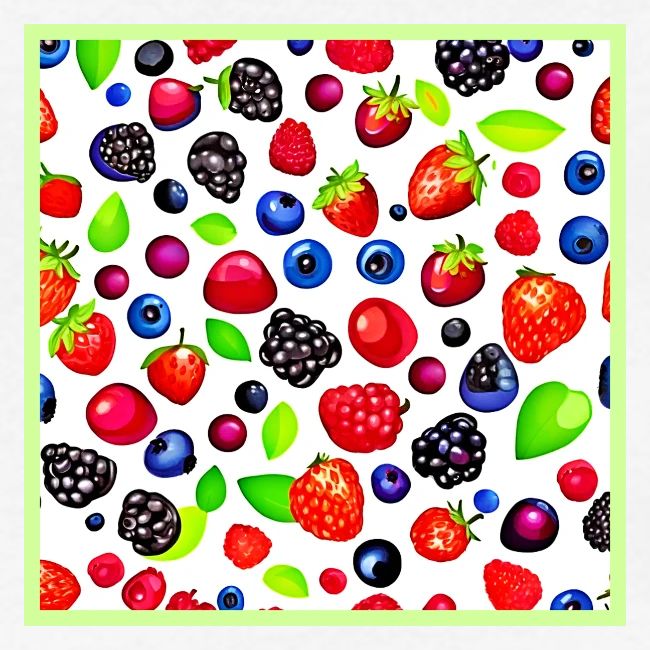 Berry Burst: Fruity Pattern