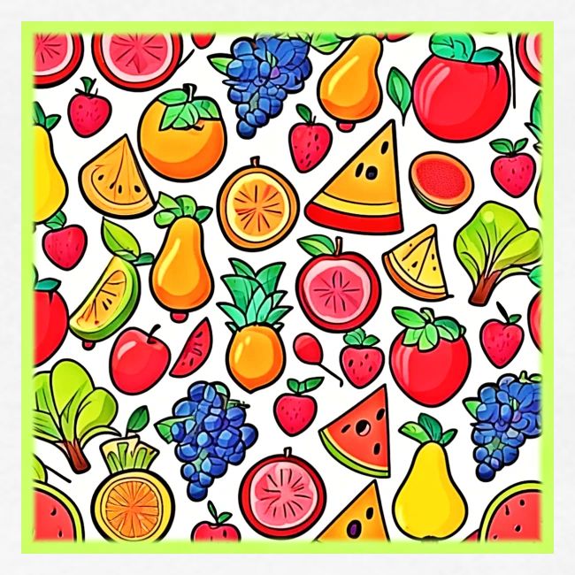 Vibrant Fruit Pattern