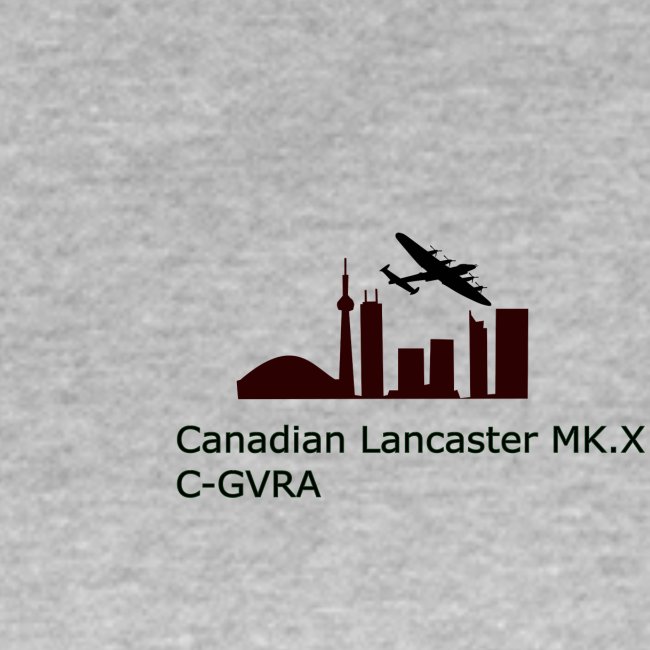 Avro Lancaster with Toronto skyline