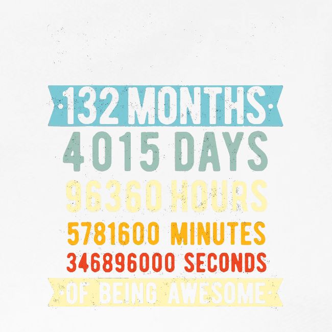 11th Birthday 11 Years Old Vintage