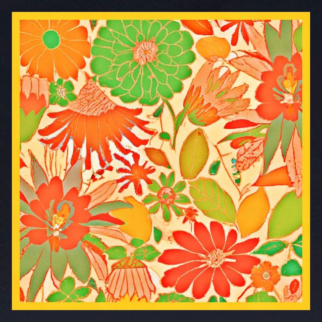 Vibrant Blossom Elegance Pattern