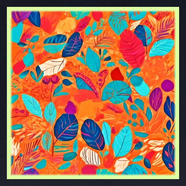 Colorful Cartoon Leaves