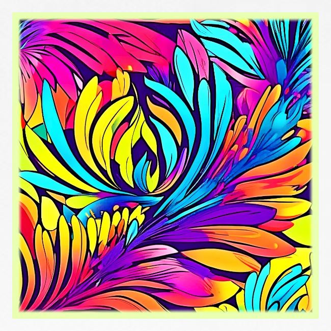 Vibrant Abstract Floral