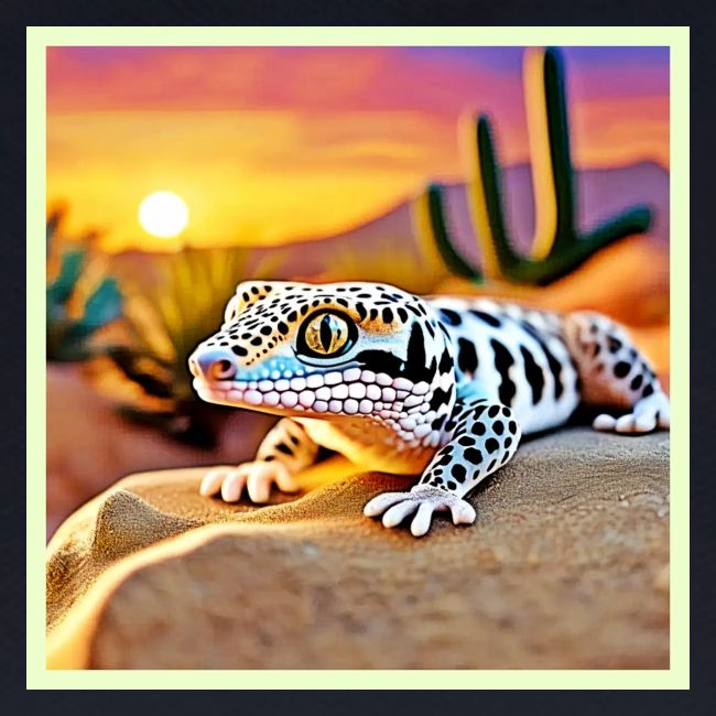 Leopard Gecko Desert Design