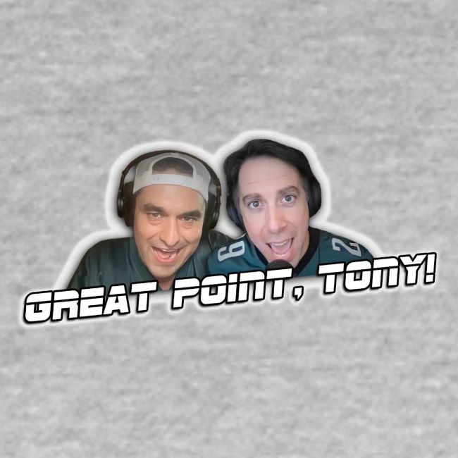 GREAT POINT, TONY! (with Fusco Show back)