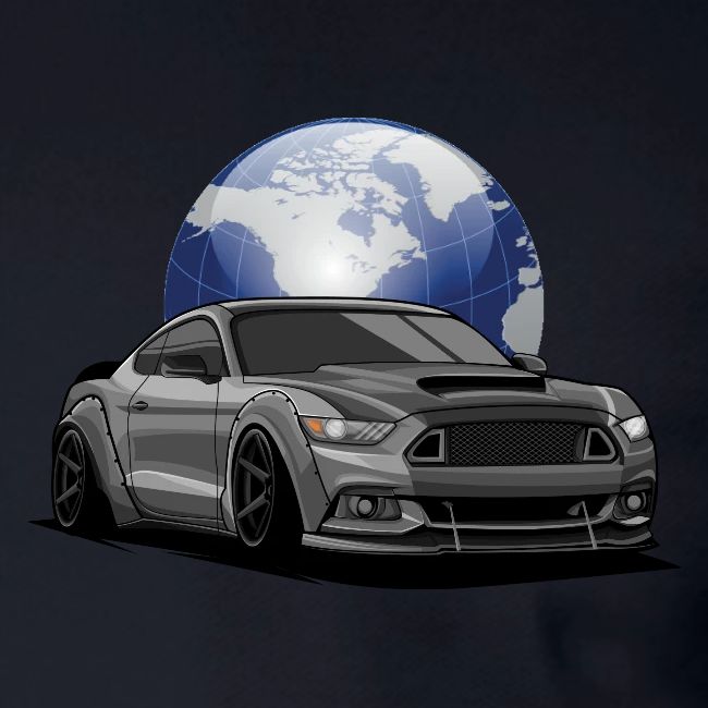 MUSTANG GT GREY