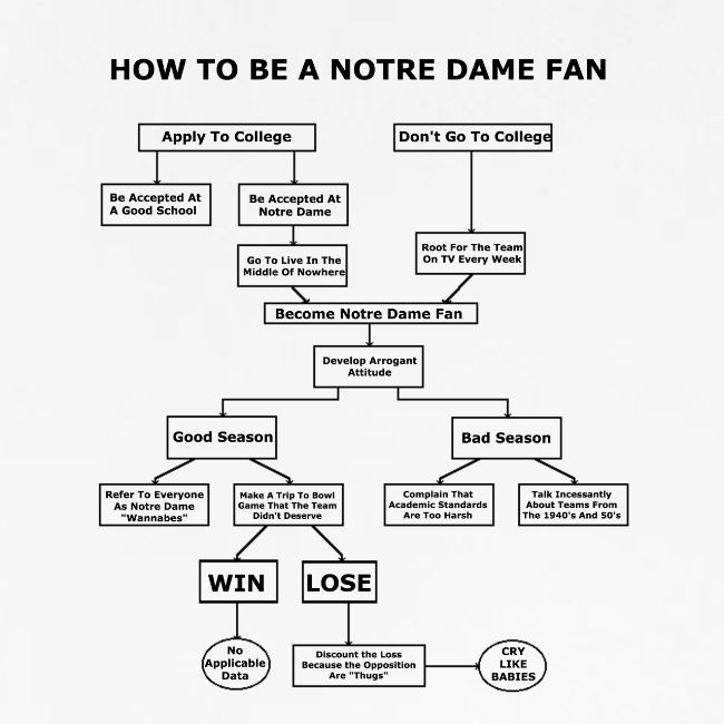 How To Be A Notre Dame Fan