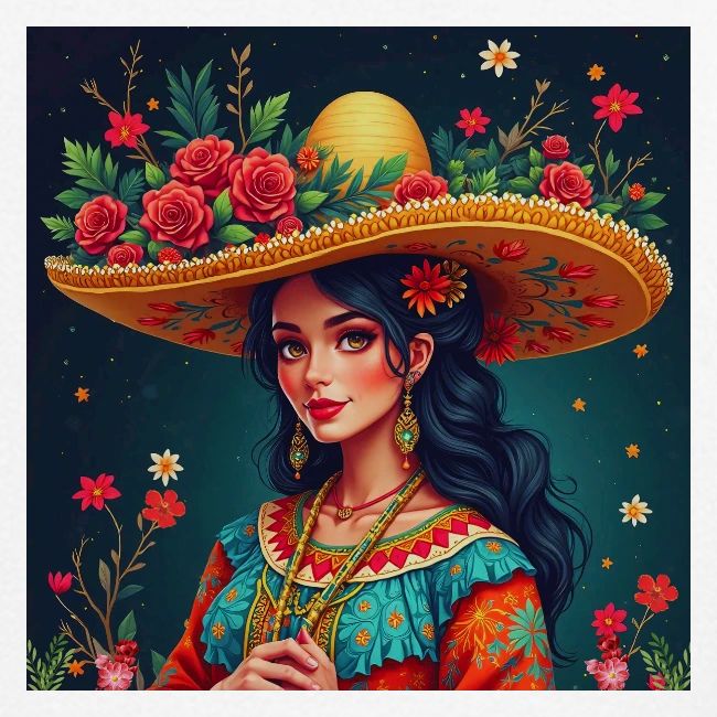 Mexican Design, Regional Mexican Charro Woman