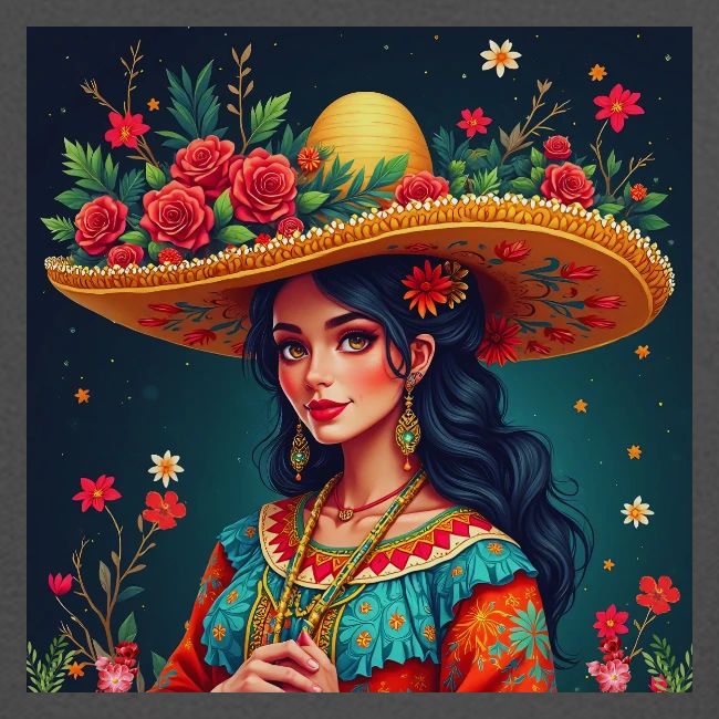 Mexican Design, Regional Mexican Charro Woman