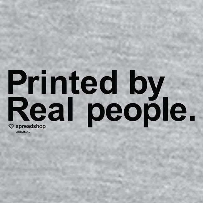 Printed in black