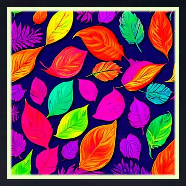 Colorful fall leaves Artwork