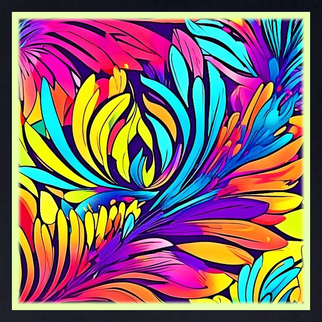 Vibrant Abstract Floral