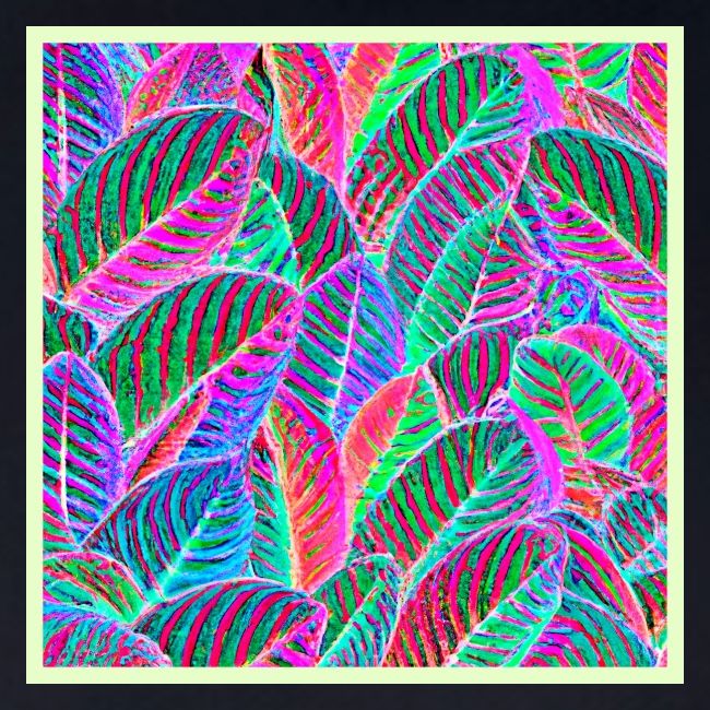 Vivid Leaf Pattern Design