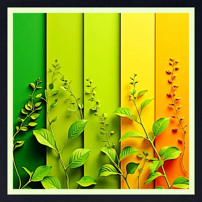 Modern Color Block Nature