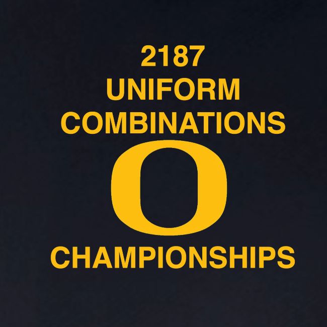 2187 UNIFORM COMBINATIONS O CHAMPIONSHIPS
